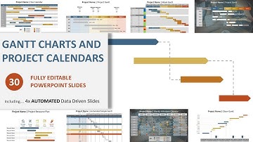 Project Gantt Charts Free PowerPoint Templates