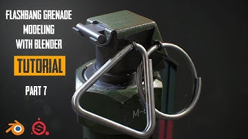 Flash Grenade Modeling With Blender Part 7 (Texturing With Substance Paniter Part1)