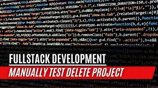 Fullstack Portfolio Project: Manual E2E Testing (Part 14)