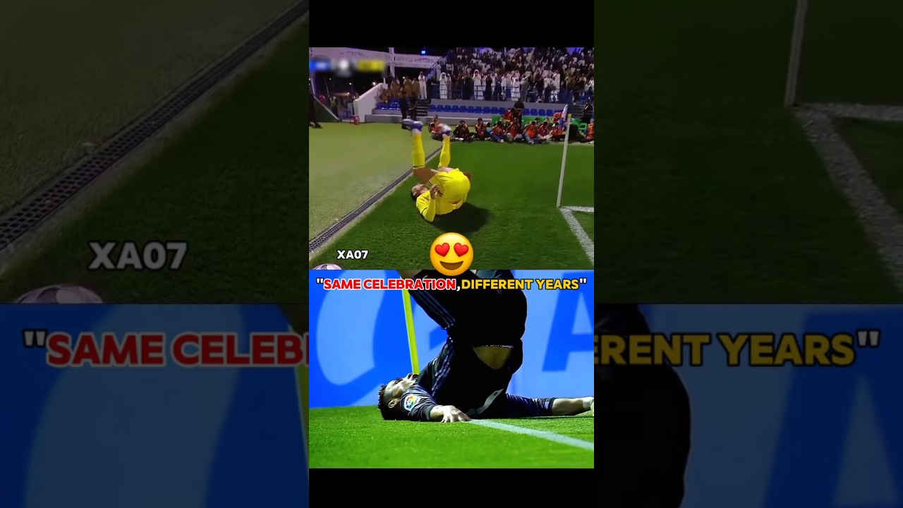 Ronaldo Recreated His Fall Siuu Celebration ♥️🤩 