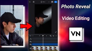 photo reveal in vn video editor | black photo ray effect video editing screenshot 4