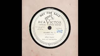 米37” Perez Prado &amp; His Orchestra Plays Mucho Mambo For Dancing WP302 RCA Victor /00200 Perez Prado Plays Mucho Mambo for Dancing EPA 302 Vinyl 45 RPM