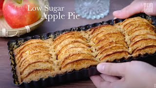 How to Make Low-Sugar Open Face Apple Pie | Sucanat!