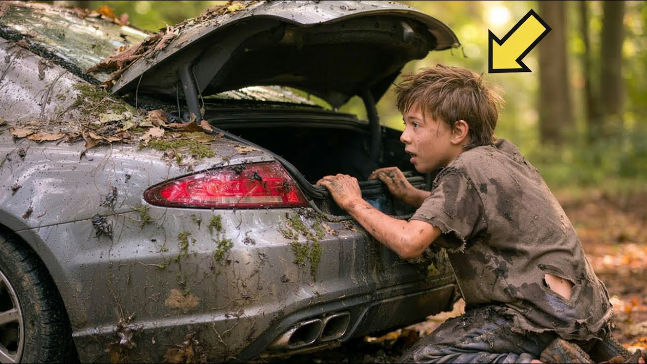 GARÇON MODESTE TROUVE VOITURE DE LUXE DANS LA FORÊT… ET EST CHOQUÉ PAR SA DÉCOUVERTE