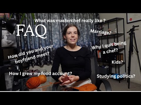 Answering your Questions | How we met, Masterchef, why I quite being a chef | Alice Taylor Eats