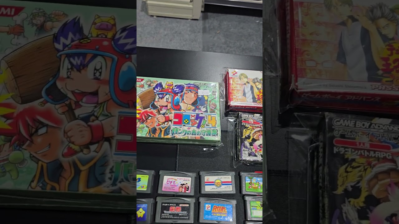 Mountains of Japanese Gameboy Advance games!