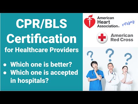 CPR BLS for Healthcare Providers | Red Cross vs American Heart Association | Which One Is Better?
