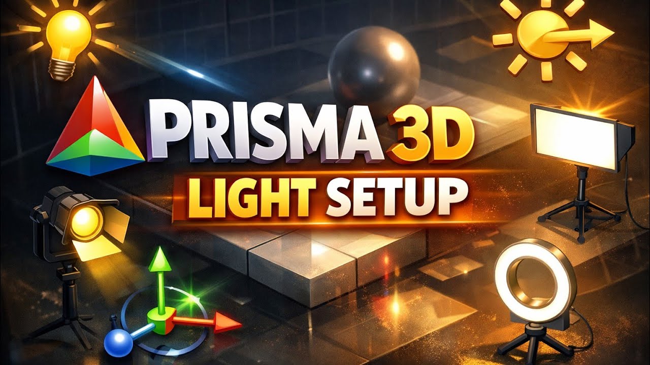 🎬 Light set up Prisma 3D.Minecraft animation tutorial prisma 3D part #2