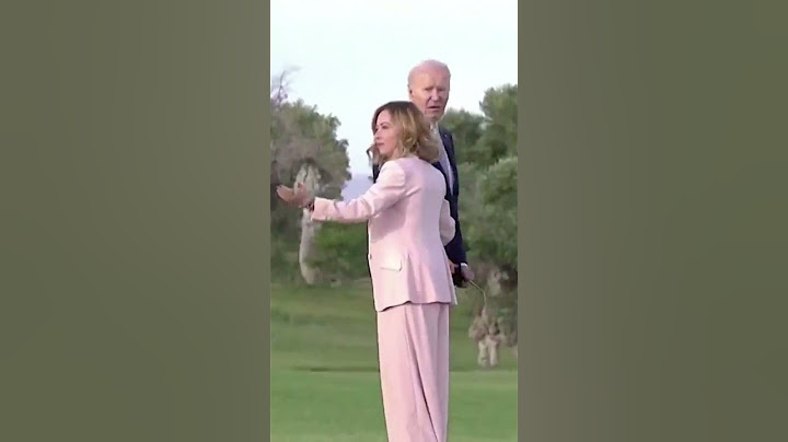 Joe Biden strangely wandered away during the G7 Summit in Italy.