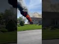 Neighbor captures video of house fire on Cranbrook Terrace in Webster