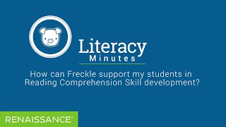 How can Freckle support my students in reading comprehension skill development