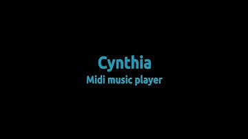 Midi music player Cynthia in action