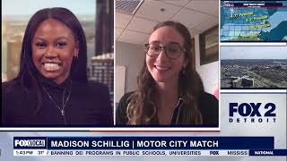 Motor City Match Program Director Madison Schillig Shares Program Updates with Fox 2 Detroit