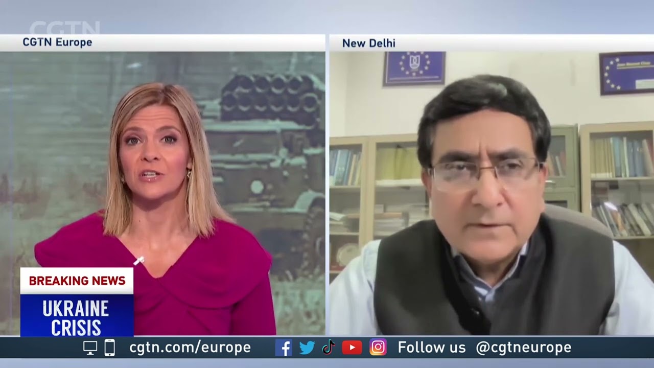 Professor Gulshan Sachdeva joins CGTN Europe