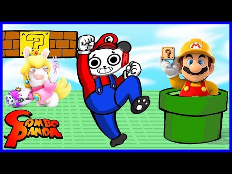 Best Mario Games Ever Lets Play Roblox Mario Obby Super Mario Maker And More With Combo Panda - 