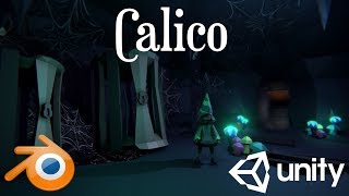 Calico - Low Poly - Speed character design - Blender, Unity