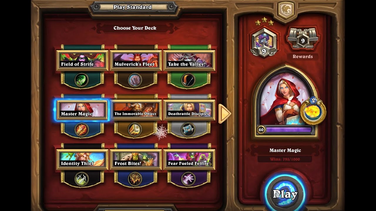 Hearthstone Fractured in Alterac Valley Deck Recipes: Master Magic