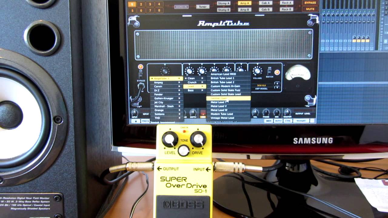 BOSS SD-1 vs Amplitube 3