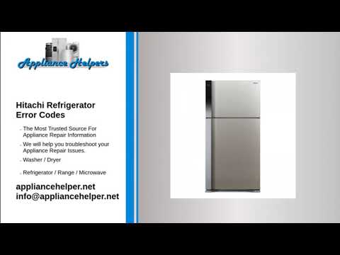 Hitachi Refrigerator Error Codes