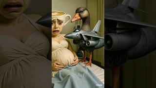 When you marry a fighter jet with a goose head… and give birth to latte-goose-jet babies. #brainrot