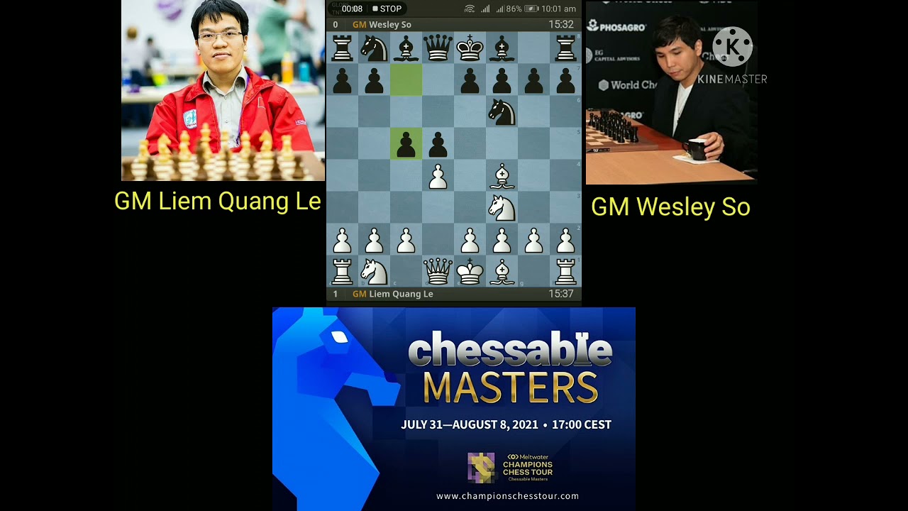 Battle of Opening Preparations || GM Liem Quang Le vs. GM Wesley So || Chessable Masters 2021 MCCT