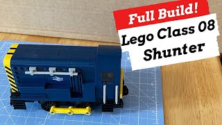 FULL BUILD! Lego Class 08 Shunter Powered Up option BR Blue Livery