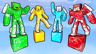 Mikey & JJ & Friends Minecraft: ONE BLOCK TREASURE TRANSFORMER (Maizen)