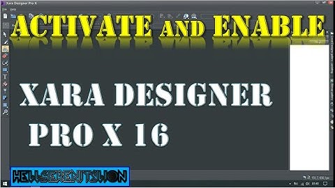 how to activate Xara Designer Pro X 16