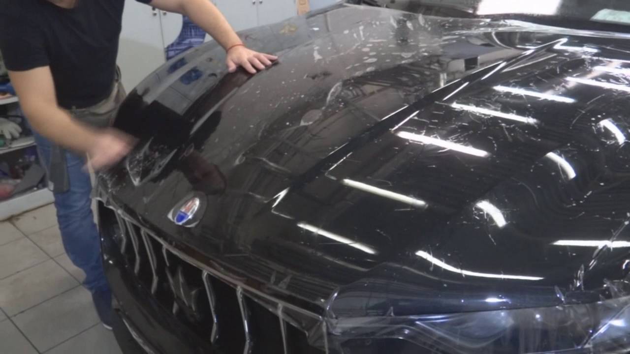Maserati Levante - защита бампера пленкой премиум-класса ScotchGardPro