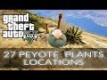 GTA 5 All 27 Peyote Plant Locations Play As Animals Cryptozoologist Trophy Achievement 