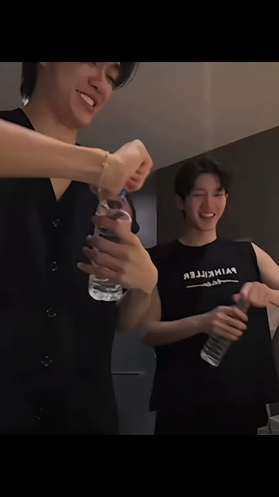 Jelly can't open his bottle cap when he's with Aou #aouboom #aou_tnbknr #besevboom #อู๋บูม