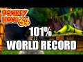 Donkey Kong 64 - 101% in 5:10:47 (World Record)