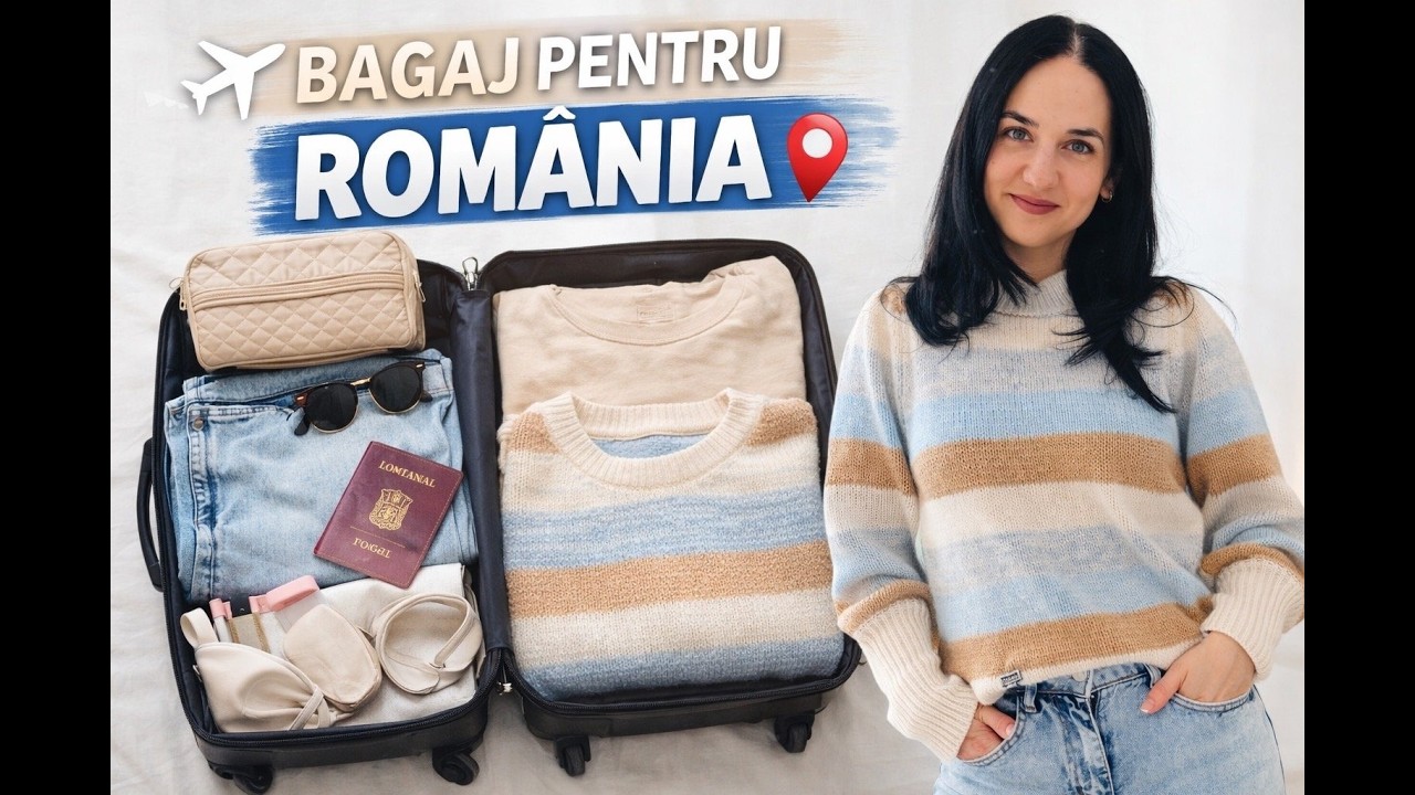 Vlog -''Îmi fac bagajul pentru România 🇹🇩✈️🧳/ Povestim si va arat miciile atenții primite.''🛍️