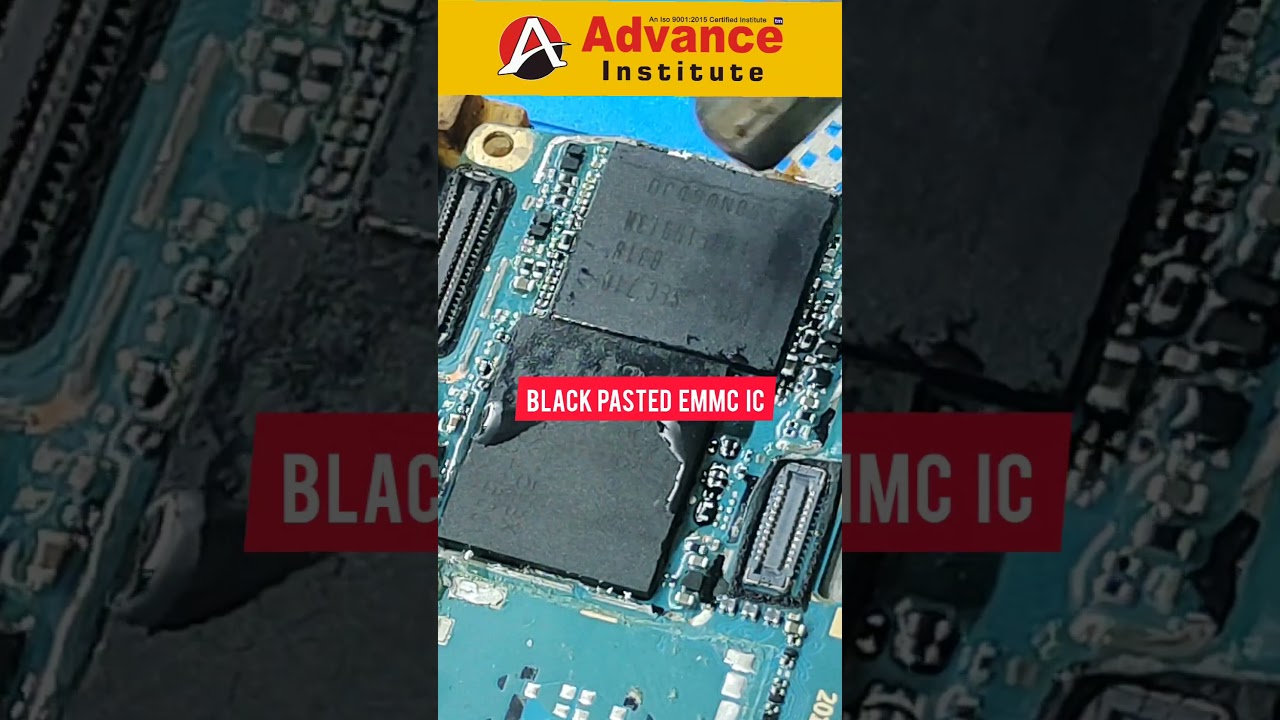 emmc black pasted ic ko kaise nikale 