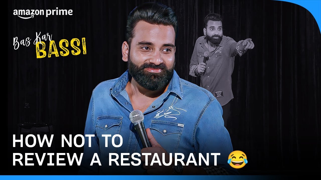 Anubhav Singh Bassi on restaurant reviews | Bass kar Bassi | Prime ...