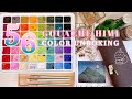 【sub】56カラーMIYA GOUCHE開封とジブリや海の絵をご紹介♪🎨 / 56 color MIYAHIMI GOUCHE opening and Ghibli painted pictures