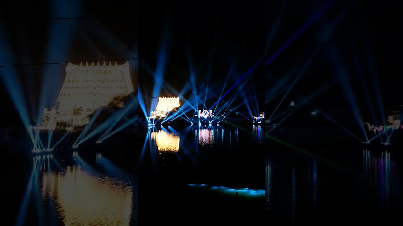 lakshadeepam padmanabhaswamy temple #trending light show