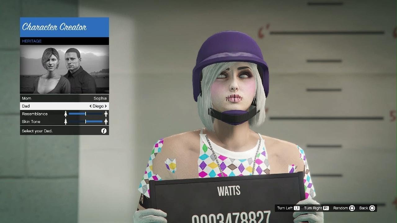 GTA 5 TryHard, female character creation.