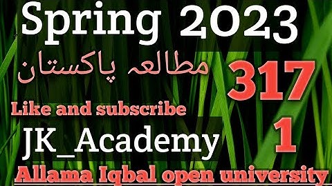 Aiou Solved Assignment | 317 Assignment No | 1 spring 2023
