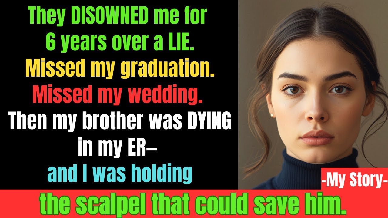 My Family Disowned Me Over My Brother's Lie... Years Later, I Became His Surgeon in the ER