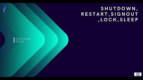 How to shut down PC with python