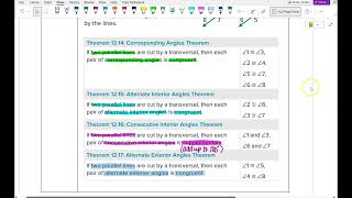 Famous M1 Notes:  Parallel Lines and Transversals part 2 (2025-2026) Profile
