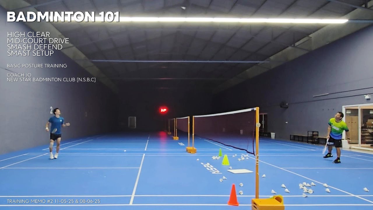 Badminton 101#3 Basic Drive Shot/Basic Smash & Defend