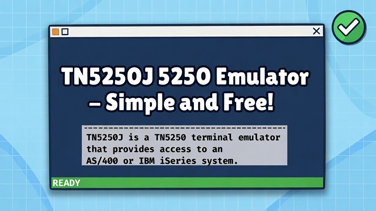 TN5250J 5250 Emulator - Simple and Free - YouTube