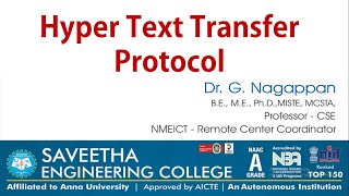 Hyper Text Transfer Protocol | Unit 5 -  CS8591 - Computer Networks
