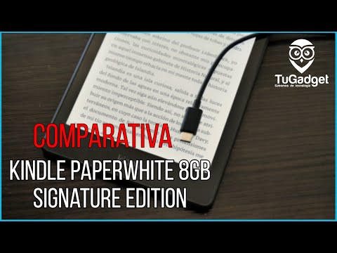 Comparativa nuevo Kindle Paperwhite 2021 8GB y Signature Edition 