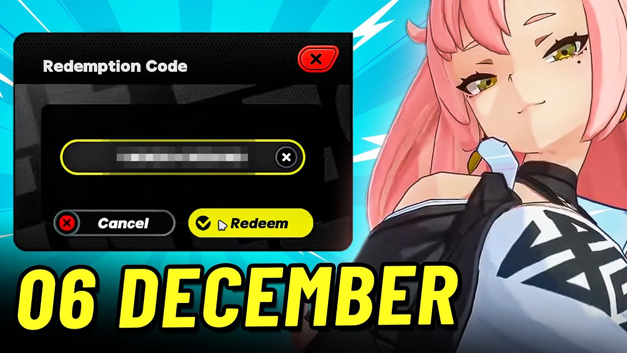 6 December New Redeem Code Zenless Zone Zero | How to Redeem Code ZZZ 1 ...