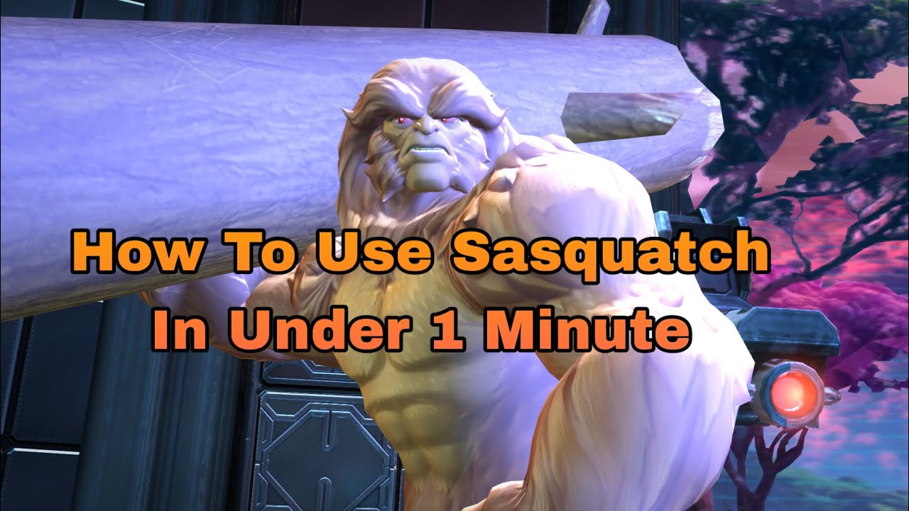 How To Use Sasquatch In MCOC | Insane Sp2 Damage |