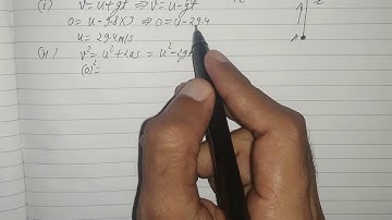 A ball is thrown vertically returns to the thrower after 6 seconds | Class 9 Gravitation Ex q 18