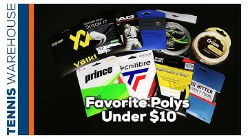 Our Favorite Value Polys Tennis Strings Under $10 🔥